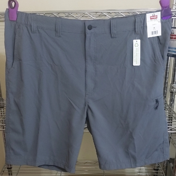 Wrangler Other - Wrangler Men's Charcoal Flat Front Shorts